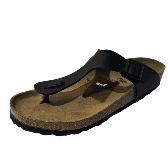 Birkenstock Gizeh Men's Black Buckle Sandals 9 - Picture 8 of 15